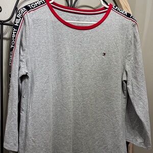 Tommy Hilfiger Gray Long Sleeve Dress large